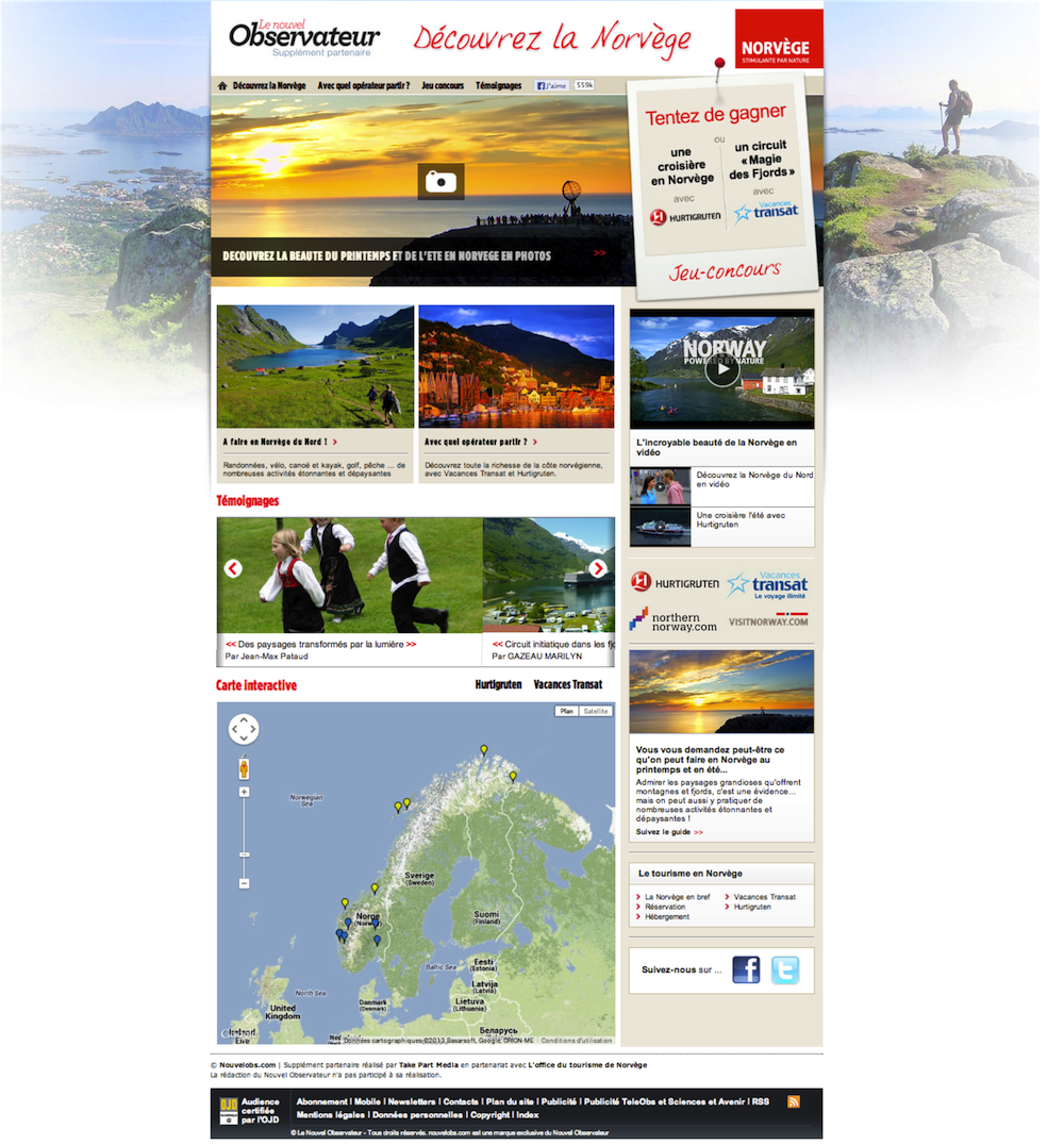 Découvrez la Norvège, avec NouvelObs.com