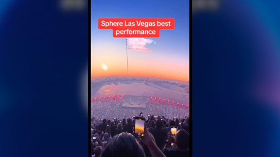 Le concert de U2 dans la MSG Sphere de Las Vegas