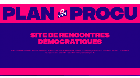 Plan Procu : le site de rencontres démocratiques